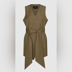Urban Revivo Women’s Olive Green Tailored Vest XS